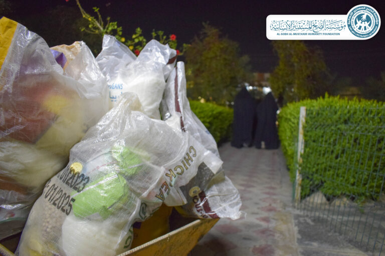 Read more about the article جانب من توزيع السلات الغذائية
