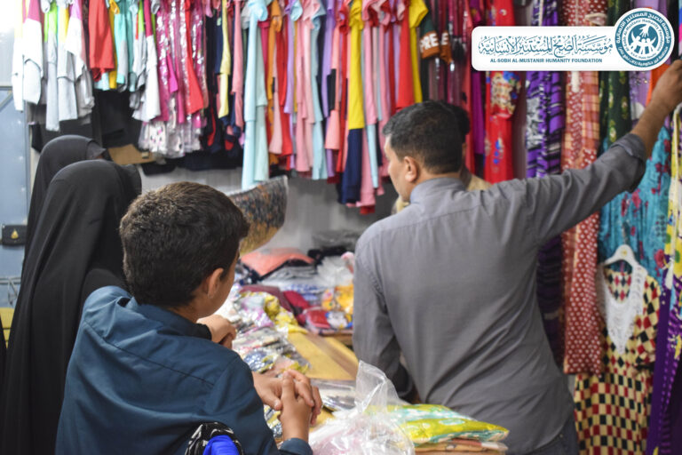 Read more about the article توزيع كسوة عيد الفطر المبارك