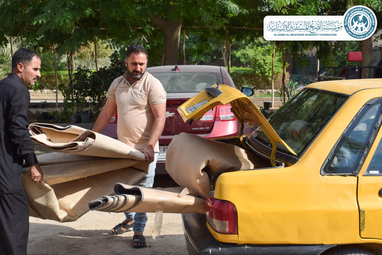 Read more about the article المساعدات العينية – توزيع المفروشات