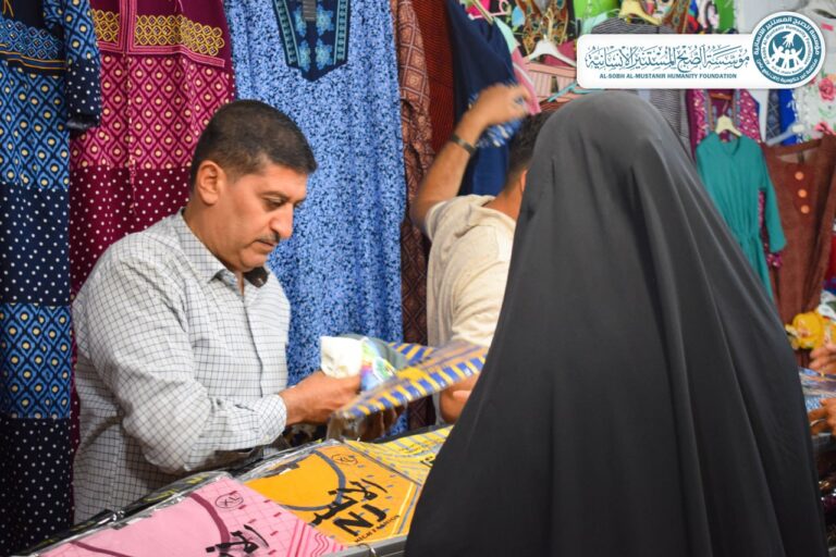 Read more about the article المباشرة بتوزيع كسوة عيد الفطر المبارك